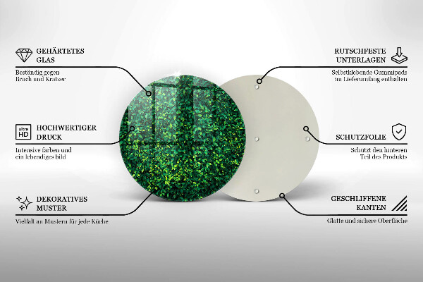 Deska kuchenna szklana Roślina małe listki