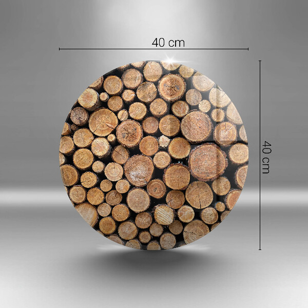 Deska kuchenna szklana Pnie drzew