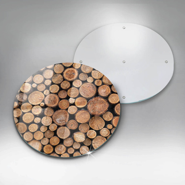 Deska kuchenna szklana Pnie drzew