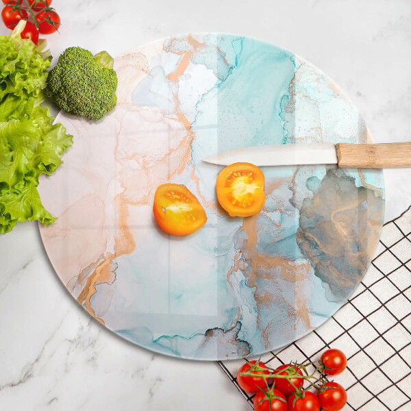 Deska kuchenna szklana Abstrakcja marmur