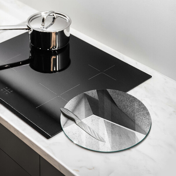 Deska kuchenna szklana Betonowa abstrakcja