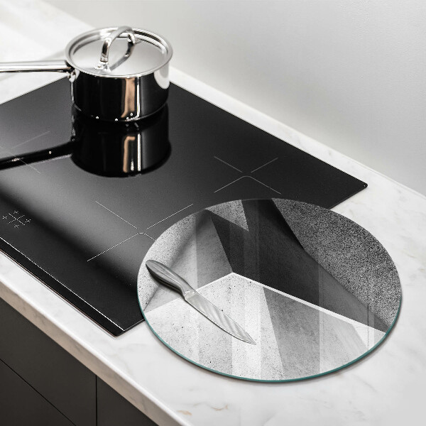 Deska kuchenna szklana Betonowa abstrakcja