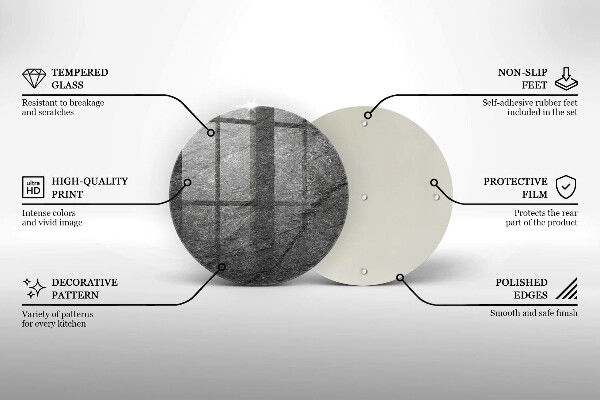 Deska kuchenna szklana Tekstura kamień