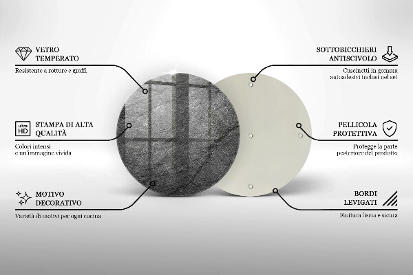Deska kuchenna szklana Tekstura kamień