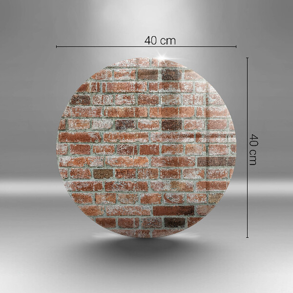 Deska kuchenna szklana Stare cegły mur