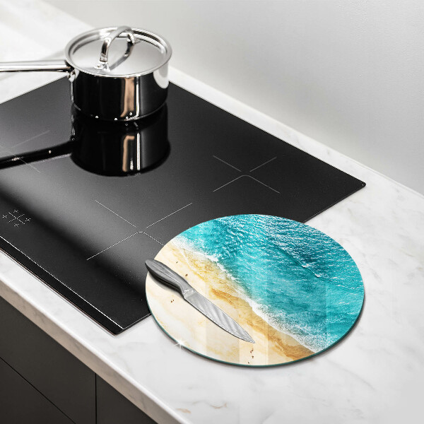 Deska kuchenna szklana Brzeg plaży i morze