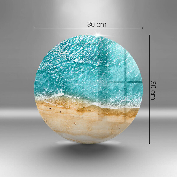Deska kuchenna szklana Brzeg plaży i morze