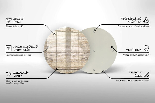 Deska kuchenna szklana Drewniane deski