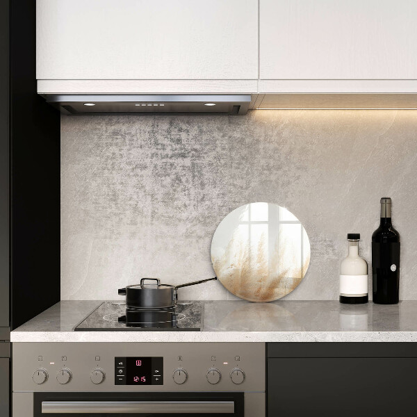 Deska kuchenna szklana Trawa pampasowa