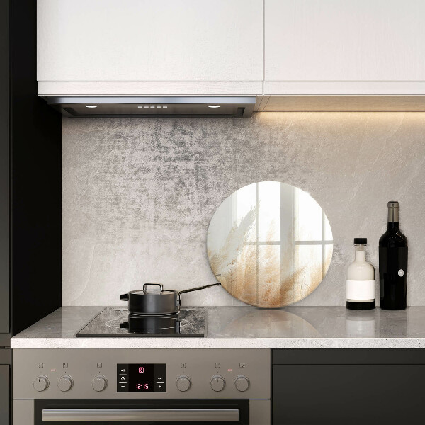 Deska kuchenna szklana Trawa pampasowa