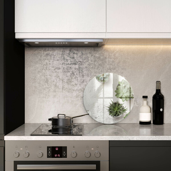 Deska kuchenna szklana Sukulenty na betonie