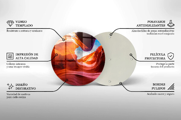 Deska kuchenna szklana Pejzaż skały kanionu