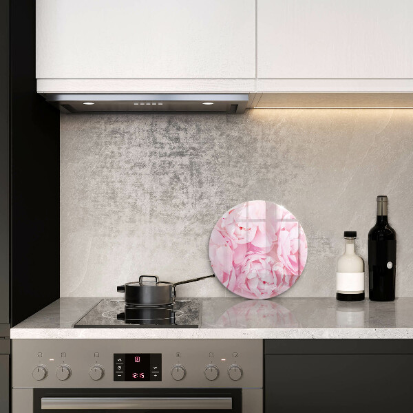 Deska kuchenna szklana Delikatne piwonie