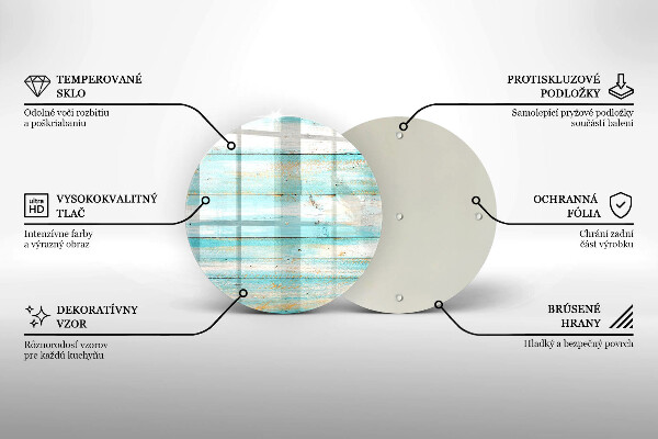 Deska kuchenna szklana Vintage deski drewno