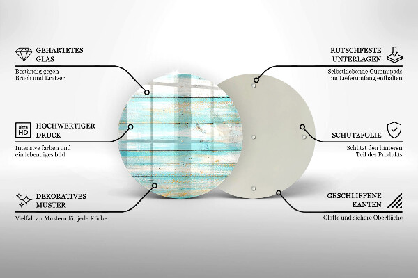 Deska kuchenna szklana Vintage deski drewno