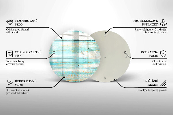 Deska kuchenna szklana Vintage deski drewno