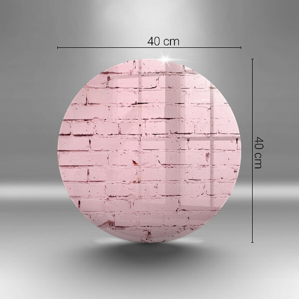 Deska kuchenna szklana Mur pastelowe cegły