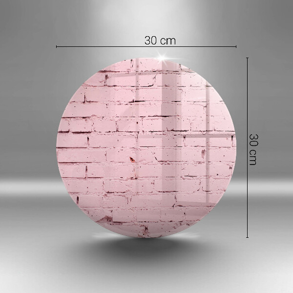 Deska kuchenna szklana Mur pastelowe cegły