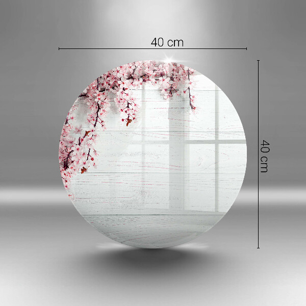 Deska kuchenna szklana Kwiaty na deskach