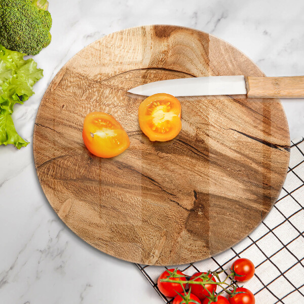 Deska kuchenna szklana Drewniana tekstura deski