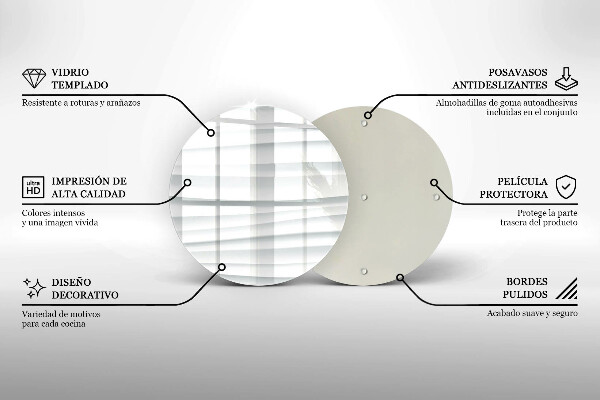 Deska kuchenna szklana Nowoczesna struktura