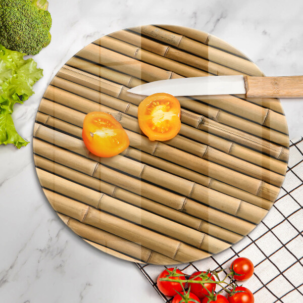 Deska kuchenna szklana Natura boho bambus