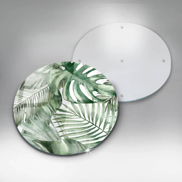 Deska kuchenna szklana Malowane liście