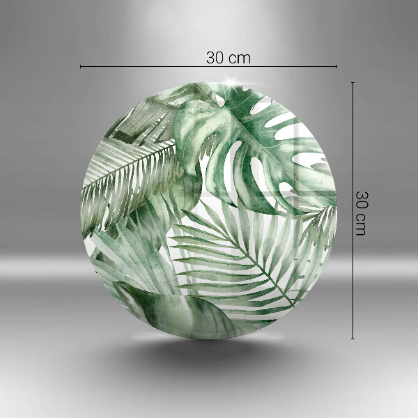 Deska kuchenna szklana Malowane liście