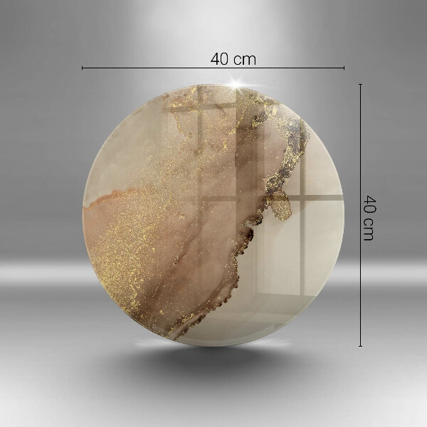 Deska kuchenna szklana Abstrakcja złoto