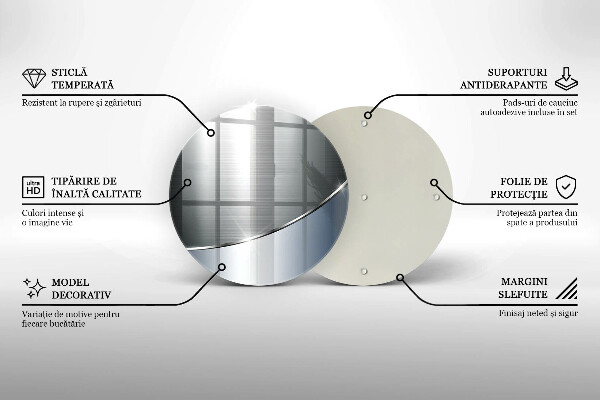 Deska kuchenna szklana Wzór metalowa abstrakcja