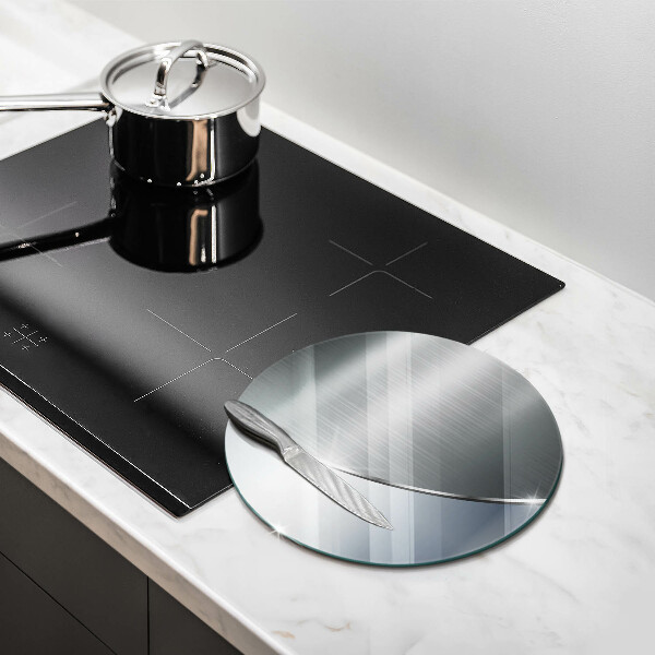 Deska kuchenna szklana Wzór metalowa abstrakcja