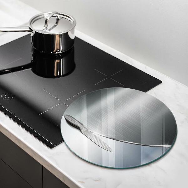 Deska kuchenna szklana Wzór metalowa abstrakcja