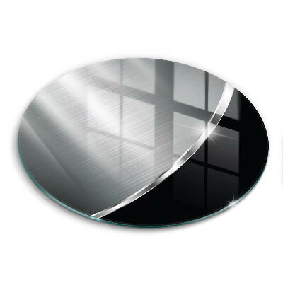 Deska kuchenna szklana Abstrakcja z metalem