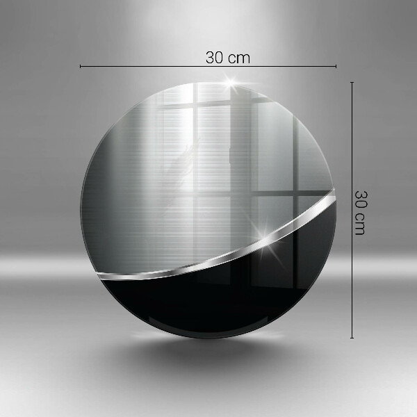 Deska kuchenna szklana Abstrakcja z metalem