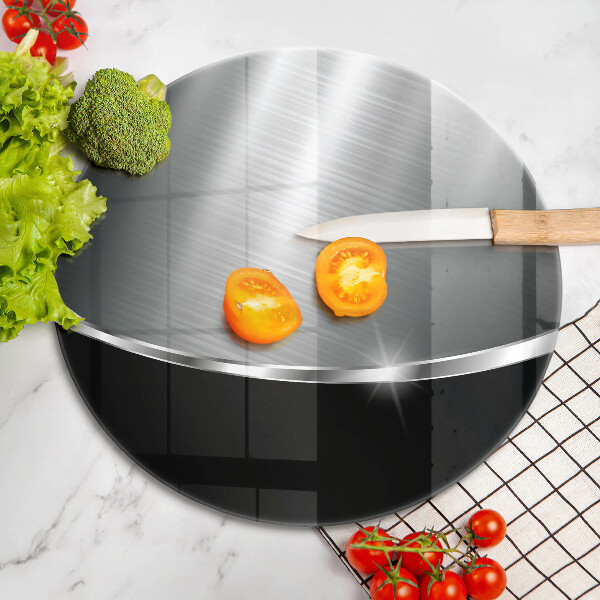 Deska kuchenna szklana Abstrakcja z metalem