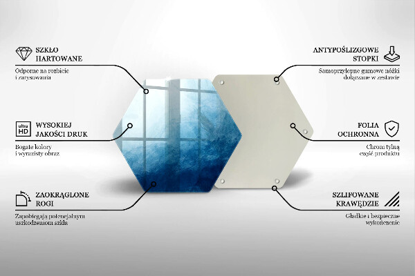 Deska szklana do kuchni Abstrakcyjne tło