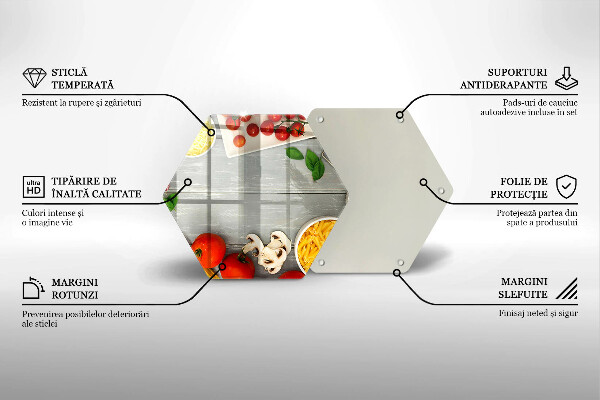 Deska szklana do kuchni Kuchnia jedzenie