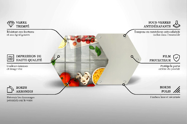 Deska szklana do kuchni Kuchnia jedzenie