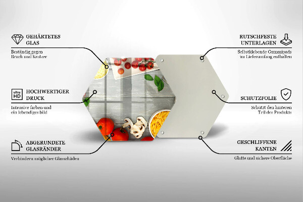 Deska szklana do kuchni Kuchnia jedzenie