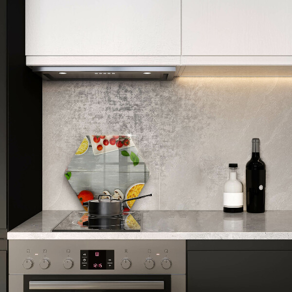 Deska szklana do kuchni Kuchnia jedzenie