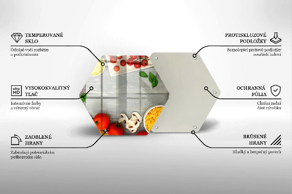 Deska szklana do kuchni Kuchnia jedzenie