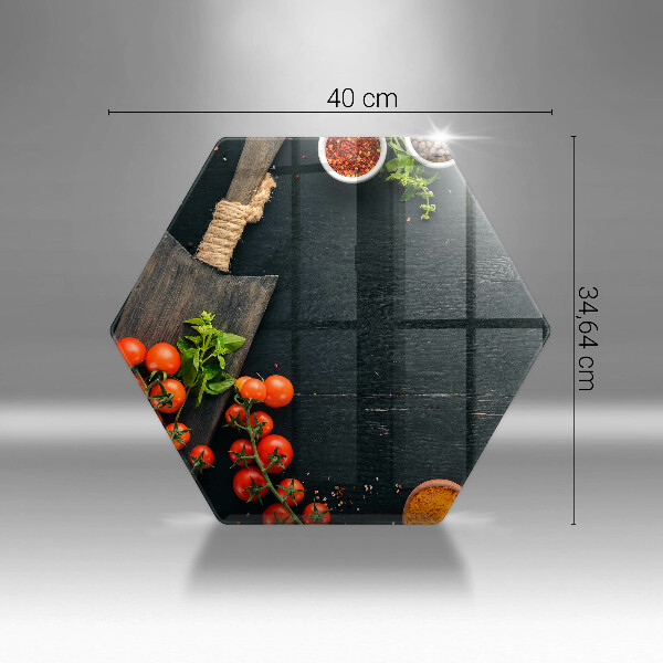 Deska szklana do kuchni Pomidorki koktajlowe