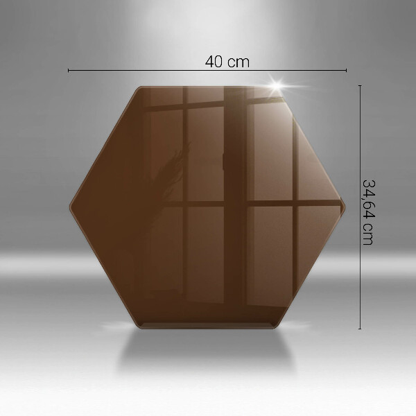 Deska szklana kuchenna Kolor brązowy