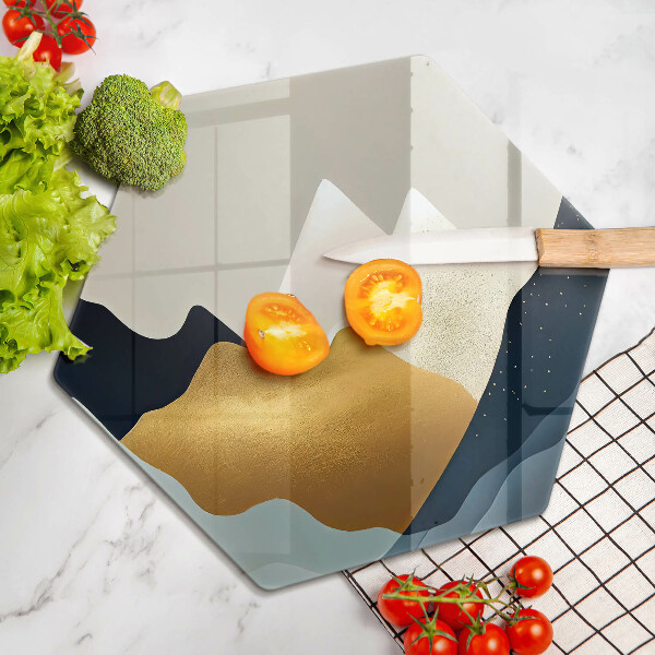 Deska kuchenna Abstrakcyjne góry