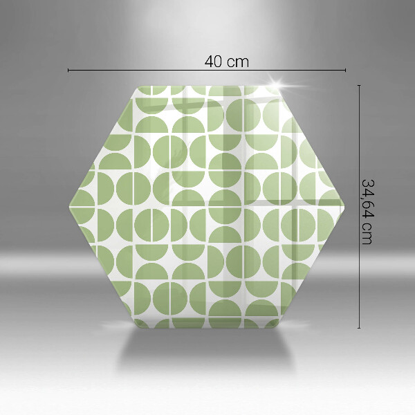 Deska szklana do kuchni Wzór boho kształty