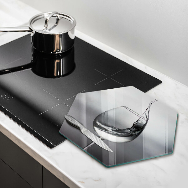 Deska szklana do kuchni Kieliszek wody