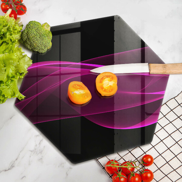 Deska szklana do kuchni Różowa abstrakcja