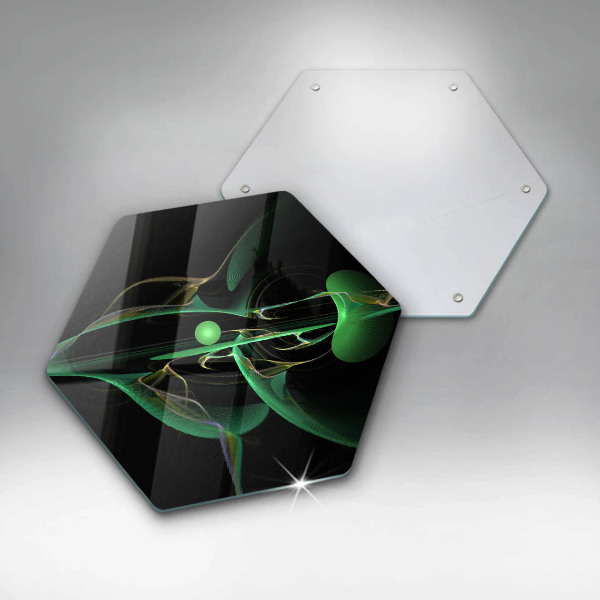 Deska szklana do kuchni Nowoczesna abstrakcja