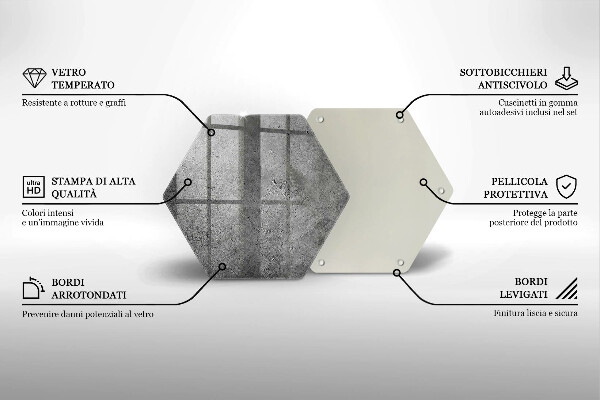 Deska szklana do kuchni Beton kamień tekstura