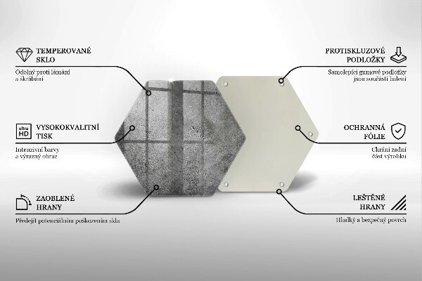Deska szklana do kuchni Beton kamień tekstura
